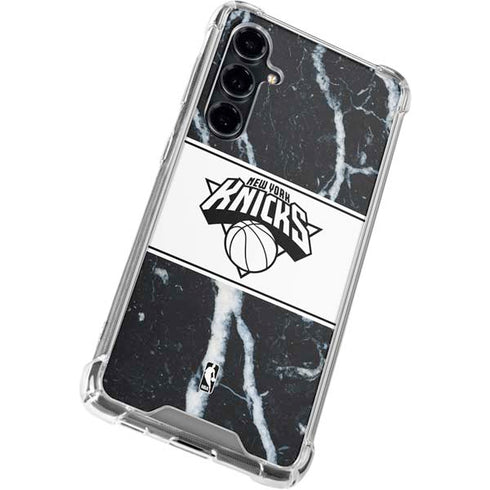 NBA New York Knicks Marble Galaxy S23 FE Clear Case
