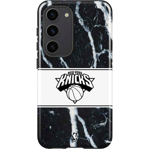 NBA New York Knicks Marble Galaxy S23 Pro Case