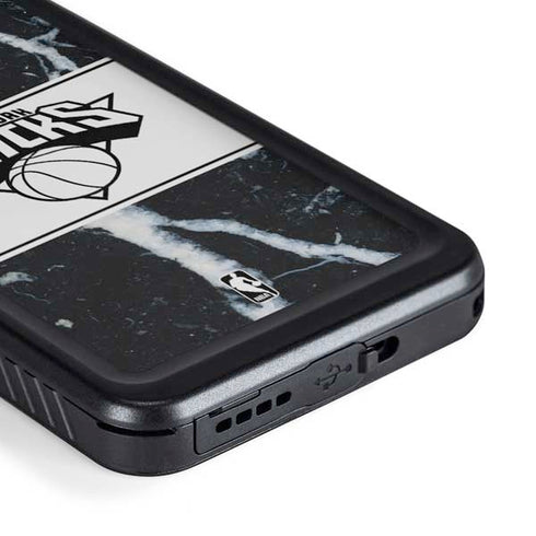 NBA New York Knicks Marble Galaxy S23 Waterproof Case
