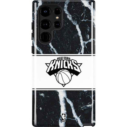 NBA New York Knicks Marble Galaxy S24 Ultra Impact Case