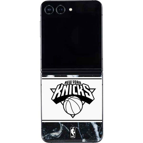 NBA New York Knicks Marble Galaxy Z Flip5 5G Skin