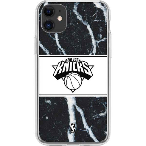 NBA New York Knicks Marble iPhone 11 Clear Case