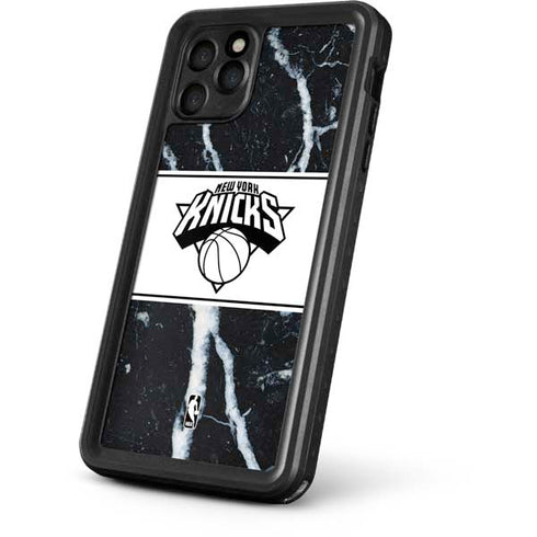 NBA New York Knicks Marble iPhone 11 Pro Waterproof Case