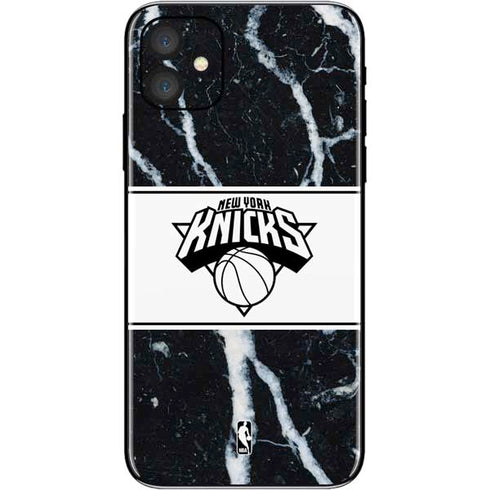 NBA New York Knicks Marble iPhone 11 Skin