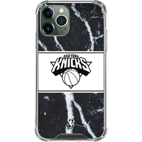 NBA New York Knicks Marble iPhone 12 Pro Max Clear Case