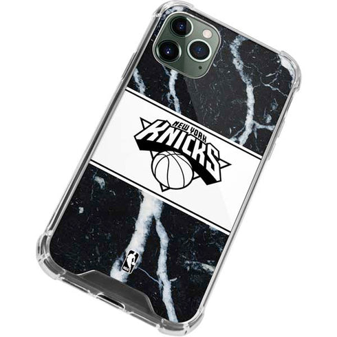 NBA New York Knicks Marble iPhone 12 Pro Max Clear Case