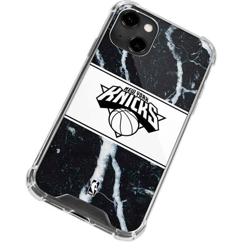 NBA New York Knicks Marble iPhone 13 Clear Case