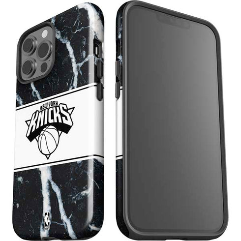 NBA New York Knicks Marble iPhone 13 Pro Max Impact Case