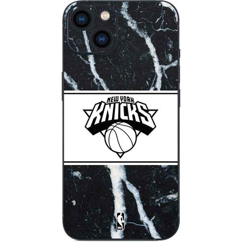 NBA New York Knicks Marble iPhone 13 Skin