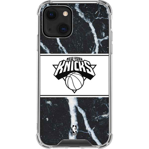 NBA New York Knicks Marble iPhone 14 Clear Case