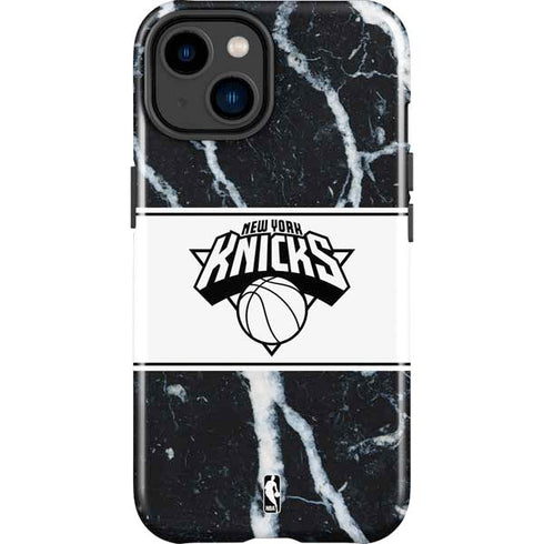 NBA New York Knicks Marble iPhone 15 Plus Impact Case