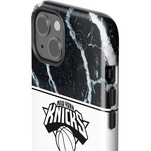 NBA New York Knicks Marble iPhone 15 Plus Impact Case