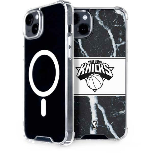 NBA New York Knicks Marble iPhone 14 MagSafe Case