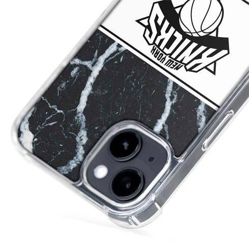 NBA New York Knicks Marble iPhone 14 Plus MagSafe Case