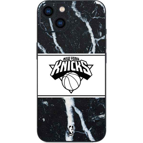 NBA New York Knicks Marble iPhone 14 Plus Skin
