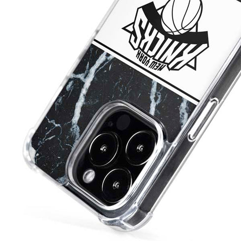 NBA New York Knicks Marble iPhone 15 Pro MagSafe Case