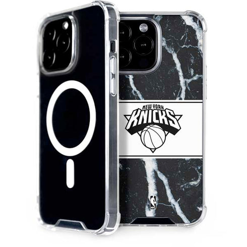 NBA New York Knicks Marble iPhone 15 Pro Max MagSafe Case