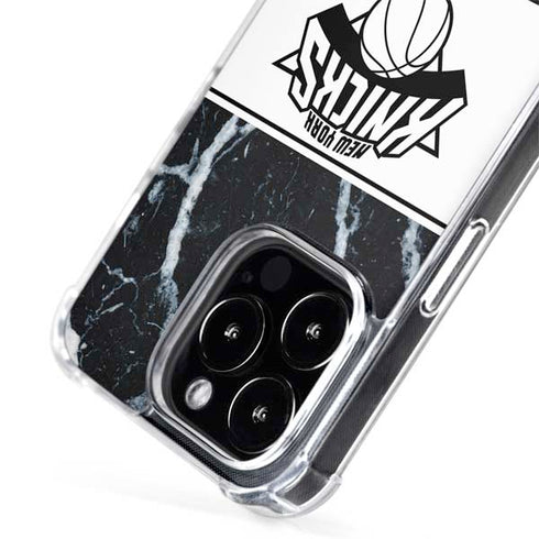 NBA New York Knicks Marble iPhone 15 Pro Max MagSafe Case