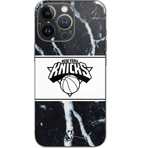 NBA New York Knicks Marble iPhone 14 Pro Skin