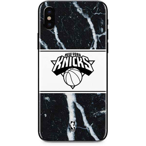 NBA New York Knicks Marble iPhone X Skin