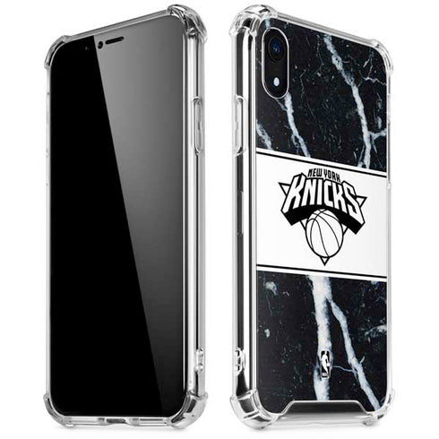 NBA New York Knicks Marble iPhone XR Clear Case