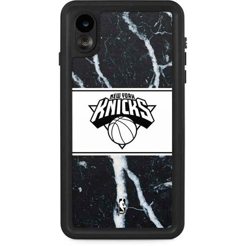 NBA New York Knicks Marble iPhone XR Waterproof Case