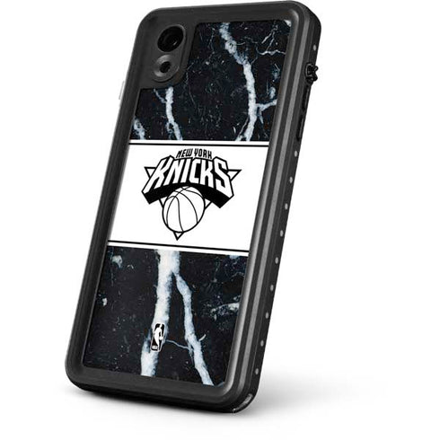 NBA New York Knicks Marble iPhone XR Waterproof Case