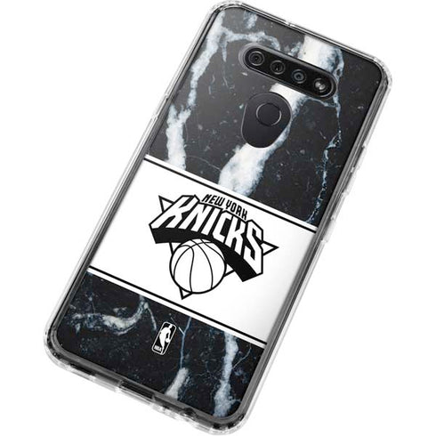NBA New York Knicks Marble LG K51/Q51 Clear Case
