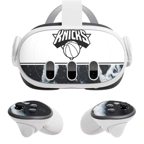 NBA New York Knicks Marble Meta Quest 3 Skin