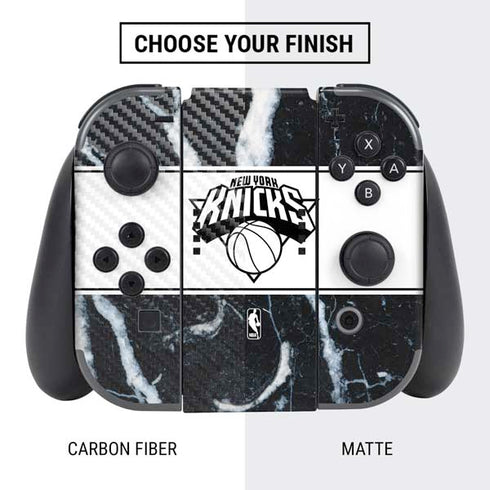 NBA New York Knicks Marble Nintendo Switch Bundle Skin