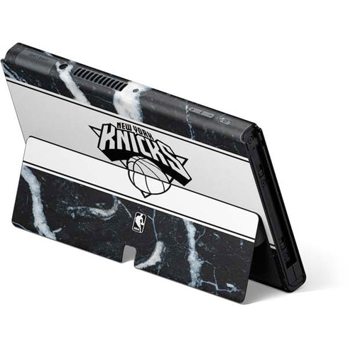 NBA New York Knicks Marble Nintendo Switch OLED (2021) Skin