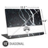 NBA New York Knicks Marble Universal Laptop 15in (12.2 x 8.8in) Skin