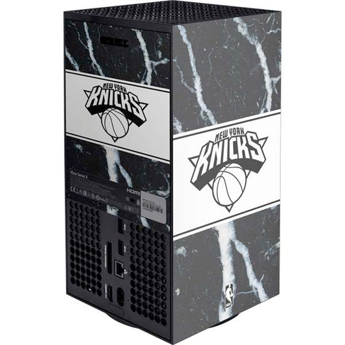 NBA New York Knicks Marble Xbox Series X Console Skin