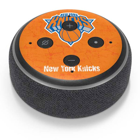 NBA New York Knicks Orange Primary Logo Amazon Echo Dot Skin