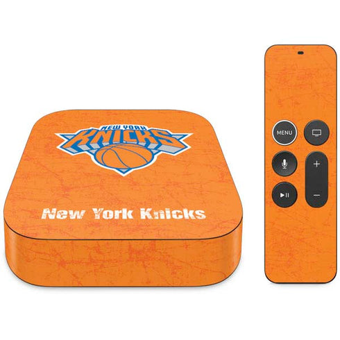 NBA New York Knicks Orange Primary Logo Apple TV Skin