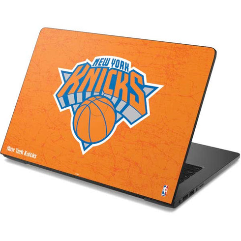 NBA New York Knicks Orange Primary Logo Dell Chromebook Skin
