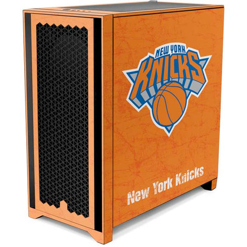 NBA New York Knicks Orange Primary Logo Corsair 4000D Tempered Glass Mid-Tower ATX Case Skin