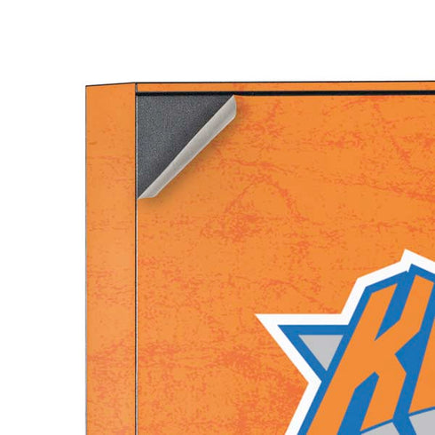 NBA New York Knicks Orange Primary Logo Corsair 4000D Tempered Glass Mid-Tower ATX Case Skin