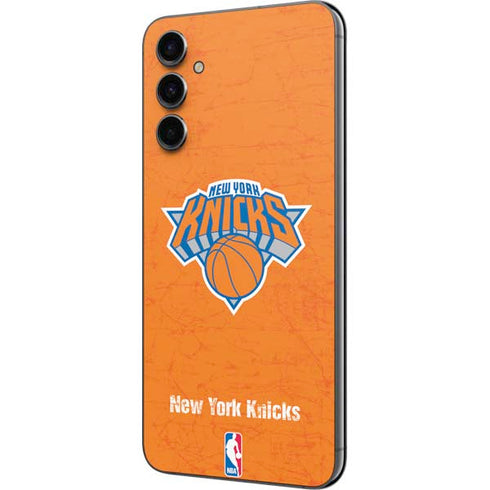 NBA New York Knicks Orange Primary Logo Galaxy A14 5G Skin