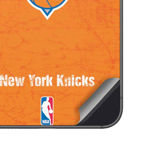 NBA New York Knicks Orange Primary Logo Galaxy A14 5G Skin
