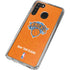 NBA New York Knicks Orange Primary Logo Galaxy A21 Clear Case