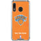 NBA New York Knicks Orange Primary Logo Galaxy A30 Clear Case