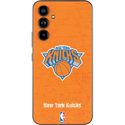 NBA New York Knicks Orange Primary Logo Galaxy A54 5G Skin