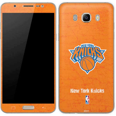 NBA New York Knicks Orange Primary Logo Galaxy J7 Skin