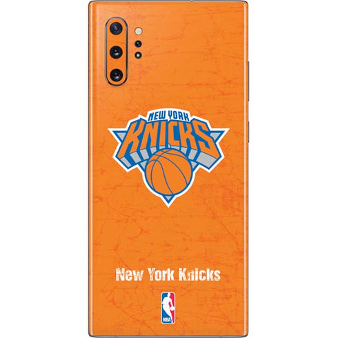 NBA New York Knicks Orange Primary Logo Galaxy Note 10 Plus Skin