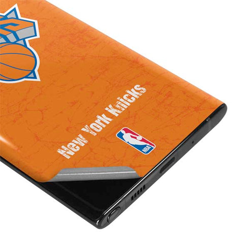 NBA New York Knicks Orange Primary Logo Galaxy Note 10 Plus Skin