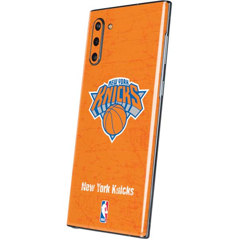 NBA New York Knicks Orange Primary Logo Galaxy Note 10 Skin