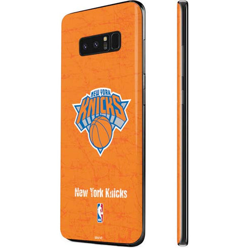 NBA New York Knicks Orange Primary Logo Galaxy Note 8 Skin