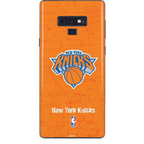 NBA New York Knicks Orange Primary Logo Galaxy Note 9 Skin