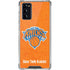 NBA New York Knicks Orange Primary Logo Galaxy Note20 5G Clear Case